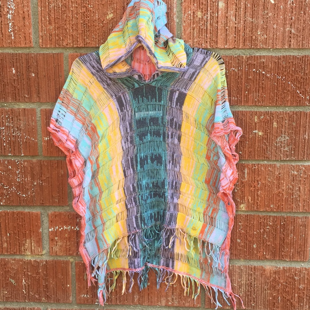 Anthropologie sparrow poncho small